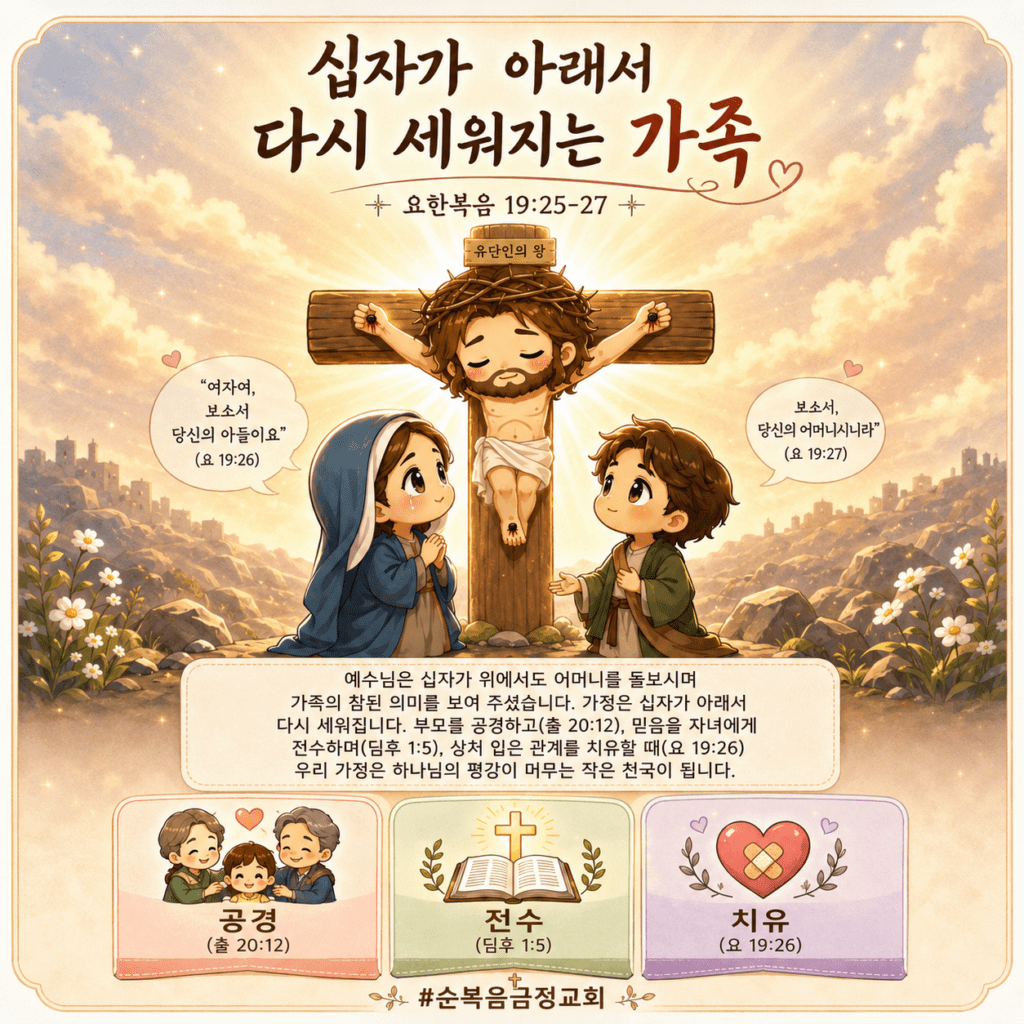 가정의 달, 우리 가정을 다시 세우는 3가지 기둥을 나눕니다.