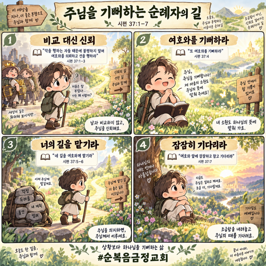 주님을 기뻐하는 순례자의 길 (시 37:1-7)