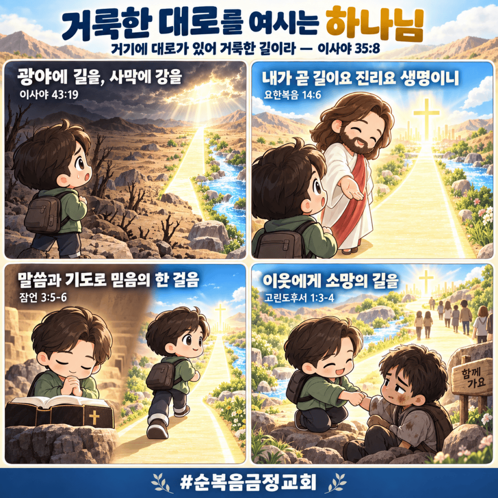 거룩한 대로(하이웨이)를 여시는 하나님